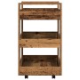 Carro de cocina de madera antigua 60x45x80 cm de madera ingeniería von , Küchen- und Speisewagen - Ref: Foro24-862117, Preis:...