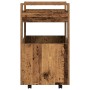 Carro de Cocina  de Madera Vieja 60x45x80 cm de Madera Elaborada | Foro24.es | Tu tienda online para hogar, jardín y más Foro24.es