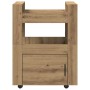 Carro de Cocina Roble Artisan 60x45x80 cm Madera Elaborada von , Küchen- und Speisewagen - Ref: Foro24-862121, Preis: 85,39 €...