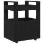 Carro de Cocina  Roble Negro 60x45x80 cm Madera elaborada | Foro24.es | Tu tienda online para hogar, jardín y más Foro24.es