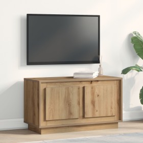 mueble para TV de Roble Artesanal 80x35x45 cm de Madera Elaborada von , TV-Möbel - Ref: Foro24-862129, Preis: 66,26 €, Rabatt...