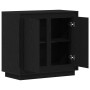 Sideboard Negro Roble 80x34x75 cm Madera elaborada de , Aparadores - Ref: Foro24-862133, Precio: 95,58 €, Descuento: %