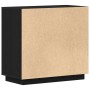 Sideboard Negro Roble 80x34x75 cm Madera elaborada de , Aparadores - Ref: Foro24-862133, Precio: 95,58 €, Descuento: %