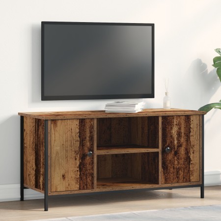 Cabinet de TV Madera Vieja 100x40x50 cm Madera Ingenierada y Acero von , TV-Möbel - Ref: Foro24-862139, Preis: 80,01 €, Rabat...