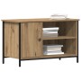 Cabinet de TV de roble artesanal 80x40x50 cm de madera procesada y acero von , TV-Möbel - Ref: Foro24-862143, Preis: 63,15 €,...
