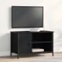 Aparador de TV Negro Roble 80x40x50 cm Madera Ingeniada y Acero von , TV-Möbel - Ref: Foro24-862144, Preis: 64,87 €, Rabatt: %