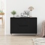 Sideboard con Puertas y Cajones Negro Roble 101,5x35x70 cm de , Aparadores - Ref: Foro24-862147, Precio: 124,32 €, Descuento: %