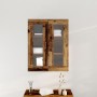 Armario de pared vidaxl con puertas de vidrio madera vieja 69,5x34x90 cm de , Aparadores - Ref: Foro24-862159, Precio: 92,31 ...