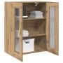 Armario de pared de con puertas de vidrio roble artesanal 69,5x34x90 cm de , Aparadores - Ref: Foro24-862163, Precio: 101,20 ...
