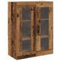 Gabinete Montado en la Pared de con Puertas de Vidrio - Madera