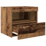 Cabinet de Noche con Luces LED Madera Vieja 50x40x45 cm de , Mesitas de noche - Ref: Foro24-862180, Precio: 68,38 €, Descuent...