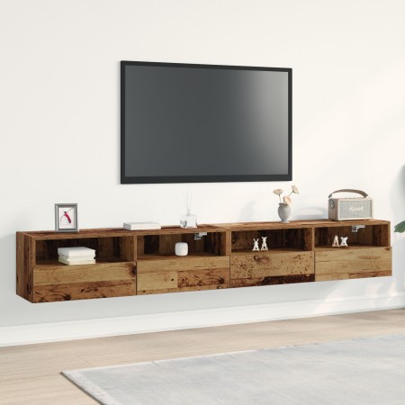 Gabinetes de TV 2 pcs Madera Vieja 100x30x30 cm Madera Elaborada von , TV-Möbel - Ref: Foro24-862189, Preis: 103,06 €, Rabatt: %