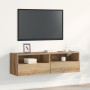 Mueble de Televisión de Roble Artisan 100x30x30 cm de Madera Elaborada von , TV-Möbel - Ref: Foro24-862190, Preis: 56,69 €, R...
