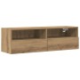 Mueble de Televisión de Roble Artisan 100x30x30 cm de Madera Elaborada von , TV-Möbel - Ref: Foro24-862190, Preis: 56,69 €, R...