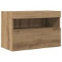 Gabinetes de TV con luces LED 2 pcs Roble artesanal 60x30x40 cm von , TV-Möbel - Ref: Foro24-862209, Preis: 86,24 €, Rabatt: ...