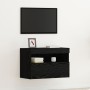 Mueble para TV  con luces LED Negro Roble 60x30x40 cm | Foro24.es | Tu tienda online para hogar, jardín y más Foro24.es