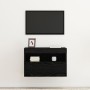 Mueble para TV  con luces LED Negro Roble 60x30x40 cm | Foro24.es | Tu tienda online para hogar, jardín y más Foro24.es