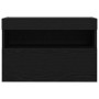 Mueble para TV  con luces LED Negro Roble 60x30x40 cm | Foro24.es | Tu tienda online para hogar, jardín y más Foro24.es