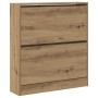 Zapatero con cajón desplegable estilo roble ahumado 80x21x87,5 cm von , Schuhregale und Schuhorganisatoren - Ref: Foro24-8622...
