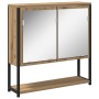 Armario Espejo de Baño Roble Artesanal 60x16x60 cm Madera Elaborada by , bathroom vanities - Ref: Foro24-862224, Price: 52,53...