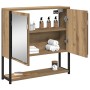 Armario Espejo de Baño Roble Artesanal 60x16x60 cm Madera Elaborada by , bathroom vanities - Ref: Foro24-862224, Price: 52,53...