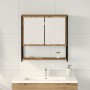 Armario Espejo de Baño Roble Artesanal 60x16x60 cm Madera Elaborada by , bathroom vanities - Ref: Foro24-862224, Price: 52,53...