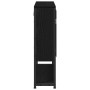 Espejo-Cabinet para Baño Roble Negro 60x16x60 cm Madera de