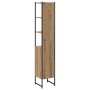 Armario de baño de roble artesanal 33x33x185,5 cm de madera elaborada von , Badezimmerwaschtische - Ref: Foro24-862239, Preis...