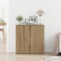 Sideboard Artesano Roble 79x38x80 cm Madera engineered de , Aparadores - Ref: Foro24-862268, Precio: 90,10 €, Descuento: %