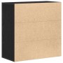 Bufé Roble Negro 79x38x80 cm Madera Sólida de , Aparadores - Ref: Foro24-862269, Precio: 96,22 €
