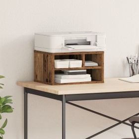 Soporte para impresora de madera antigua 40x32x22,5 cm de madera de ingeniería de , Soportes para impresoras - Ref: Foro24-86...