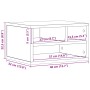 Soporte para impresora de madera antigua 40x32x22,5 cm de madera de ingeniería von , Drucker unterstützt - Ref: Foro24-862273...