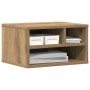 Soporte para impresora  Roble artesanal 40x32x22,5 cm Madera elaborada | Foro24.es | Tu tienda online para hogar, jardín y más Foro24.es