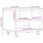 Soporte para Impresora con Ruedas Madera Antigua 41x32x33,5 cm von , Drucker unterstützt - Ref: Foro24-862276, Preis: 41,04 €...