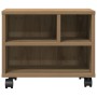 Soporte para impresora con ruedas Roble Artesano 41x32x33,5 cm von , Drucker unterstützt - Ref: Foro24-862277, Preis: 41,44 €...