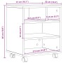 Soporte para Impresora con Ruedas Madera Vieja 41x32x48 cm von , Drucker unterstützt - Ref: Foro24-862279, Preis: 49,11 €, Ra...