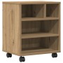 Soporte para Impresora con Ruedas Roble Artisan 41x32x48 cm von , Drucker unterstützt - Ref: Foro24-862280, Preis: 49,11 €, R...