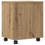 Soporte para Impresora con Ruedas Roble Artisan 41x32x48 cm von , Drucker unterstützt - Ref: Foro24-862280, Preis: 49,11 €, R...