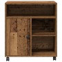Soporte para Impresora con Ruedas de madera antigua 60x50x67 cm von , Drucker unterstützt - Ref: Foro24-862282, Preis: 96,95 ...
