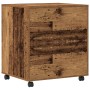 Soporte para Impresora con Ruedas de madera antigua 60x50x67 cm von , Drucker unterstützt - Ref: Foro24-862282, Preis: 96,95 ...
