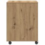 Soporte para impresora con ruedas Roble Artisan 60x50x67 cm von , Drucker unterstützt - Ref: Foro24-862283, Preis: 96,95 €, R...