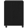 Soporte de impresora con ruedas de roble negro 60x50x67 cm von , Drucker unterstützt - Ref: Foro24-862284, Preis: 99,79 €, Ra...