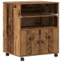 Carrito para Impresora con Ruedas Madera Vieja 60x48x74 cm von , Drucker unterstützt - Ref: Foro24-862285, Preis: 101,36 €, R...