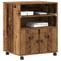 Carrito para Impresora con Ruedas Madera Vieja 60x48x74 cm von , Drucker unterstützt - Ref: Foro24-862285, Preis: 101,36 €, R...