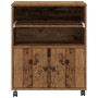 Carrito para Impresora con Ruedas Madera Vieja 60x48x74 cm von , Drucker unterstützt - Ref: Foro24-862285, Preis: 101,36 €, R...