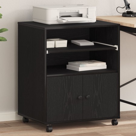 Soporte para Impresora con Ruedas de Madera Negra 60x48x74 cm von , Drucker unterstützt - Ref: Foro24-862287, Preis: 103,81 €...