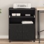 Soporte para Impresora con Ruedas de Madera Negra 60x48x74 cm von , Drucker unterstützt - Ref: Foro24-862287, Preis: 103,81 €...