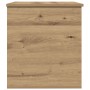 Caja de Almacenamiento con Tapa Roble Artesanal 60x42x46 cm Madera Elaborada von , Aufbewahrungskisten - Ref: Foro24-862289, ...