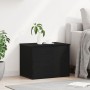 Caja de almacenamiento con tapa Madera negra 60x42x46 cm Madera de ingeniería by , Storage trunks - Ref: Foro24-862290, Price...