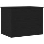 Caja de almacenamiento con tapa Madera negra 60x42x46 cm Madera de ingeniería by , Storage trunks - Ref: Foro24-862290, Price...